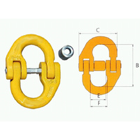 Hammer lock 13MM Chain Connecting link Winch for Cable Rope Hook 5.3T WLL