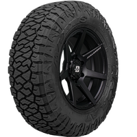 1X fitted rim tyre combo Steel D holes black 16x8 0P with 265/70R16 Maxxis Razr All Terrain AT811
