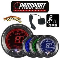 Prosport EVO Digital Speedometer RED BLUE WHITE GREEN WARNING & PEAK 85mm