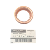 Genuine Nissan Sump Drain Plug washer Gasket 12mm 11026-01M02  Fit Patrol GQ Y60 GU Y61