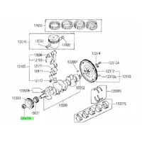 Genuine Nissan Patrol GU Y61 TD42T Harmonic Taper Crank Nut 12309-Z5000