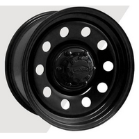 4x4 wheel 4WD rim steel 15X8 suits Patrol/80 series/Hilux 6x139.7 black round holes Dynamic