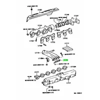 Genuine Toyota intake Gasket crossover pipe 80/105 Series LandCruiser 1HZ 1HDT engine