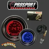 Prosport EVO Digital AFR Gauge AIR FUEL RATIO WIDEBAND BOSCH LSU4.9 SENSOR Red Blue 52mm