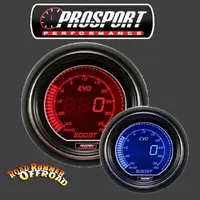 Prosport EVO Digital Boost Gauge Red Blue 52mm Waterproof sensor