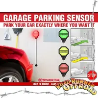 STRIKER Ultrasonic Parking Sensor for Home Garage Car Carport Shed