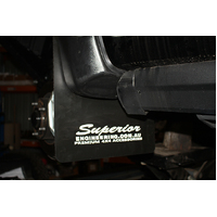 Superior Premium Mudflaps Suitable for Toyota LandCruiser 200 Series Front (Pair) - SUP-200MUDFLAPFR