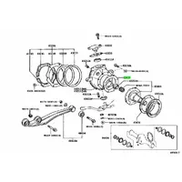 Genuine Toyota spindle Gasket - inner 80/105 Series LandCruiser