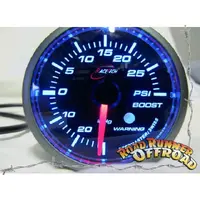 Racetech 52BOWBSWLS-P(PSI) - BLUE- Boost Gauge 52mm PSI with audible Alarm 