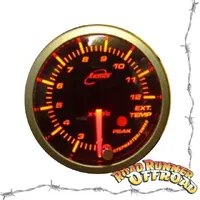 Racetech 52EGTSWLS-P(^C) - AMBER - EGT Gauge 52mm with audible Alarm Exhaust Gas Temperature Pyrometer 