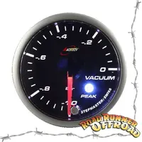 Racetech 52VASWLS-P - AMBER - Vacuum Gauge 52mm PSI with audible Alarm