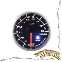 Racetech 52VOSWLS-P - AMBER - 12 Volt Gauge 52mm with audible Alarm