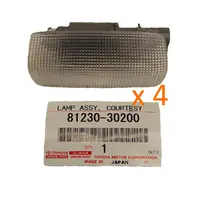 Genuine Toyota LandCruiser VDJ, Prado 150 Courtesy Light Kit X4