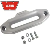 Genuine Warn Aluminium Hawse Fairlead Matte Silver In-Line 87914