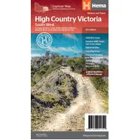 Hema Maps The Victorian High Country - South Western Map