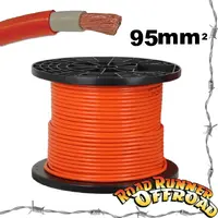 95mm2 Heavy Duty 4x4 4WD Battery Winch Wiring Cable Double Insulated Flex Welding