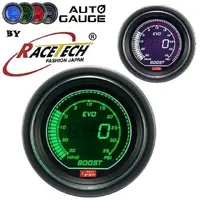 AGEVOWGBO.PSI Auto Gauge EVO Digital Green/White Boost Gauge 52mm Waterproof sensor