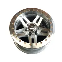 Offroad Alloy Genuine Beadlock Wheel Rim POLISHED 17x9 -30N 6x139.7 for Nissan Patrol GQ Y60 GU Y61