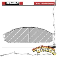 DB1257GP2 Ferodo GP2 Brake Pads Set for GQ for Nissan Patrol Front (Twin piston)