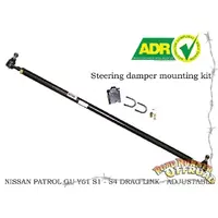 Adjustable Drag Link Steering arm Heavy Duty for Nissan Patrol GU Y61 1998>