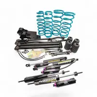 3" Stage 4 Lift Kit Dobinsons Springs & MRA Remote Reservoir Adjustable Shocks for Nissan Patrol GQ Y60 GU Y61 Ford DA Maverick