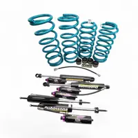 3" Stage 1 Lift Kit Dobinsons Springs & MRA Remote Reservoir Adjustable Shocks for Nissan Patrol GQ Y60 GU Y61 Ford DA Maverick