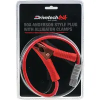 Drivetech 4X4 50A Anderson Style Plug to Alligator Clips Lead - DTAPC