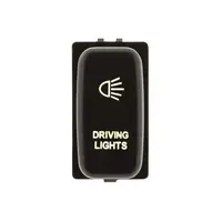 Hulk Push Button Switch - Mitsubishi - Driving Light - Amber