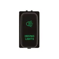 Hulk Push Button Switch - Mitsubishi - Driving Light - GREEN