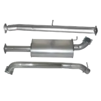 Hulk Stainless Steel Exhaust Kit - Ford Ranger Mazda BT-50 2WD 4WD 3.2L 09/2016>