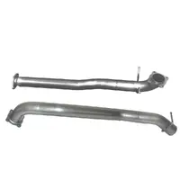 Hulk Stainless Steel Exhaust Kit With Muffler Delete - Exhaust Kit Mazda BT-50 DPF Back All Bodies