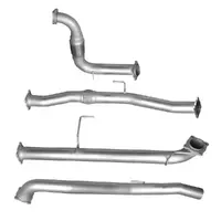 Hulk Stainless Steel Exhaust Kit Isuzu D-MAX 4X4 3.0L Rt Series TD 2012-10/2016