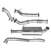 Hulk Stainless Steel Exhaust Kit - Isuzu D-MAX 4WD 3.0L 4 CYL 2007-10