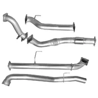 Hulk Stainless Steel Exhaust Kit Holden Colorado Isuzu D-MAX T/Cab SWB 3050mm 3L