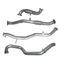 Hulk Stainless Steel Exhaust Kit Nissan Patrol GU Y61 Wagon 3.0L TD Incl Common Rail