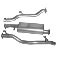 Hulk Stainless Steel Exhaust Kit - for Toyota LandCruiser 79 Series Single & Dual Cab 4.5L V8 2016> - DPF BACK