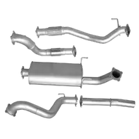 Hulk Stainless Steel Exhaust Kit - for Toyota LandCruiser 100 Series 4.2L