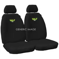 Hulk Front Seat Covers - Nissan NavaraNP300 - Black Canvas