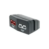 Hulk Double Surface Mount Housing With 50A Red & Grey Plugs