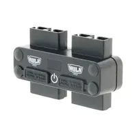 Hulk 4 WAY 12/24V DC POWER ADAPTOR WITH 50A PLUGS & VOLTMETER