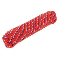 Hulk Diamond Braided Poly Rope (Red) 9.5mm X 30M