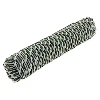 Hulk Diamond Braided Poly Rope (WHITE/Grey) 9.5mm X 30M