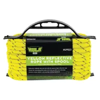 Hulk Reflective Rope With Spool (Yellow) 6mm X 15M