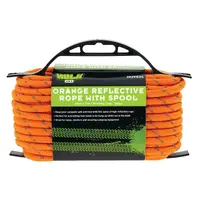 Hulk Reflective Rope With Spool (Orange) 6mm X 15M