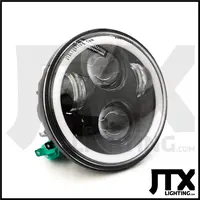 JTX Custom 5 3/4 LED headlights high beam/low beam coloured halo ADR approved