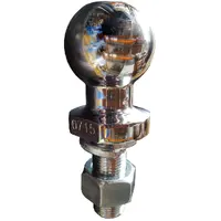 Mister hitches tow ball 3500kg, 50mm, chrome, 7/8" x 60mm shank (bulk)