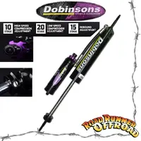 4" Front Dobinsons MRA Adjustable Remote Reservoir Shock 60mm for Toyota LandCruiser 80 105 Series