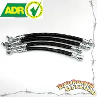 Front & Rear Caliper Brake Lines Hose for Nissan Patrol GQ Y60 Ford Maverick DA 1988-1997