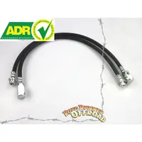 Rubber Extended Brake Lines Front ABS for Nissan Patrol GU Y61 3" 4" 5" inch Lift ADR Approved