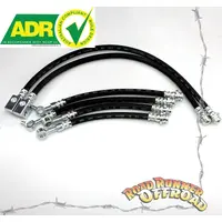 Rubber Extended Brake Line Kit Front & Rear & Calipers for Nissan Patrol GQ Y60 2" 3" 4" 5" inch Lift ADR Approved